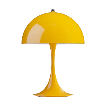 Panthella 250 portable table lamp V3 - Opaque yellow - Louis Poulsen