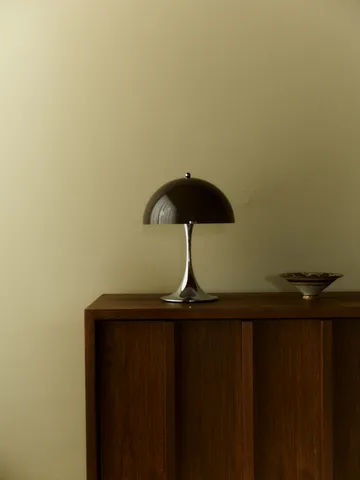 Panthella 250 portable table lamp V3 - Original Opal Brown - Louis Poulsen