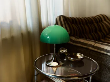 Panthella 250 portable table lamp V3 - Original Opal Green - Louis Poulsen