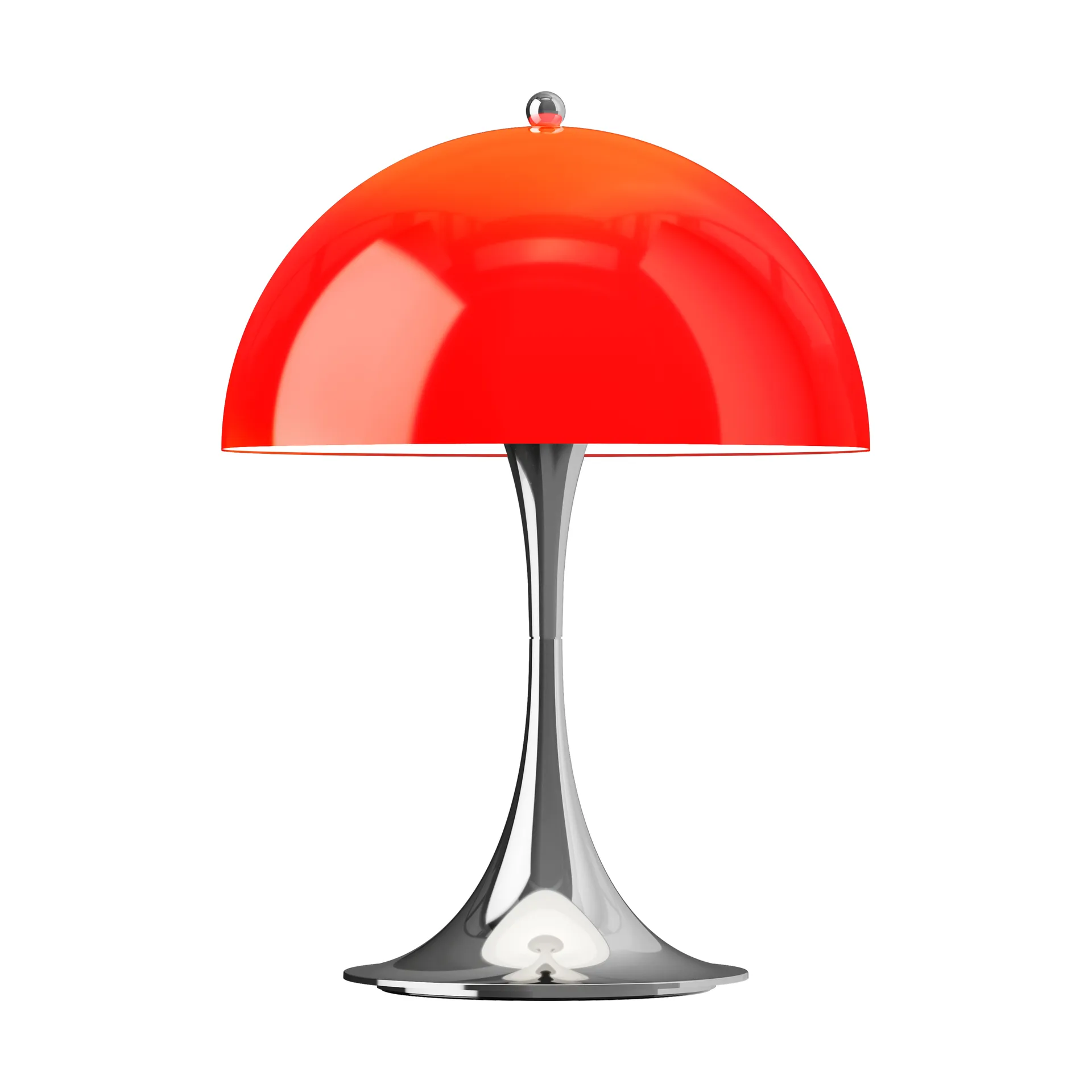Panthella 250 portable table lamp V3, Original Opal Red Louis Poulsen