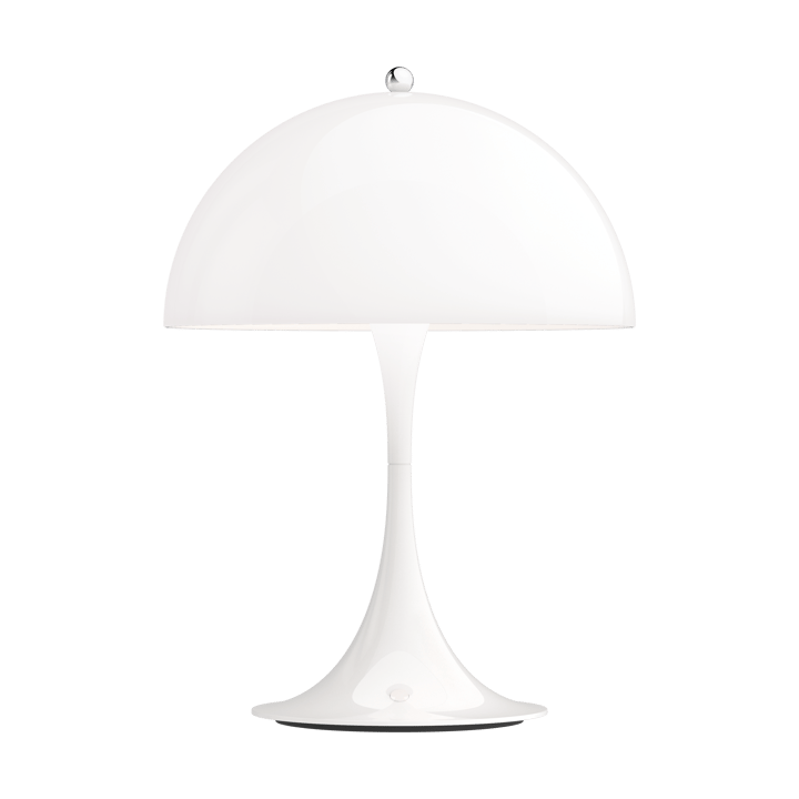 Panthella 250 portable table lamp - White opal acrylic - Louis Poulsen