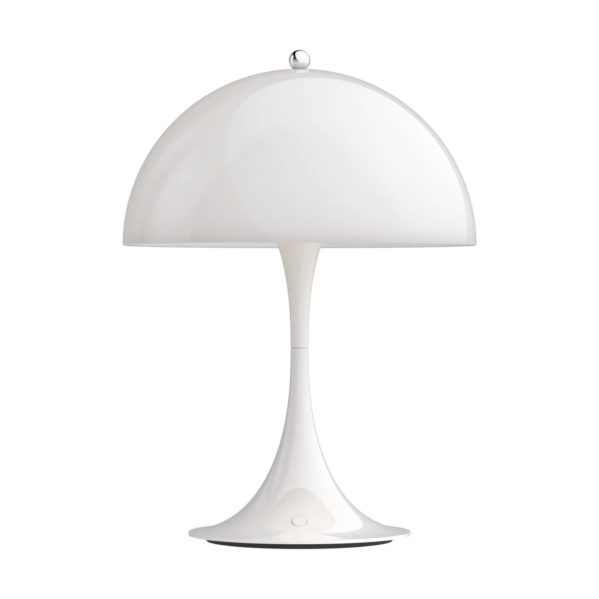 Panthella 250 portable table lamp, White opal acrylic Louis Poulsen
