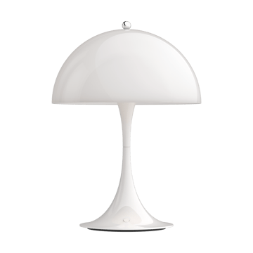 Panthella 250 portable table lamp - White opal acrylic - Louis Poulsen