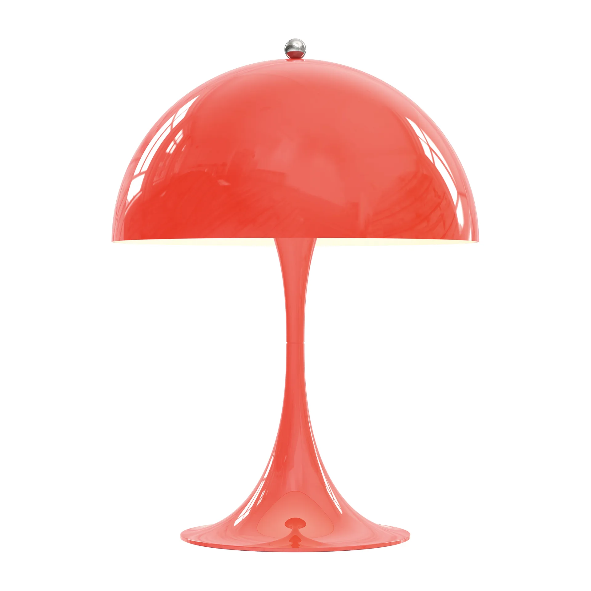 Panthella 250 table lamp, Coral Louis Poulsen