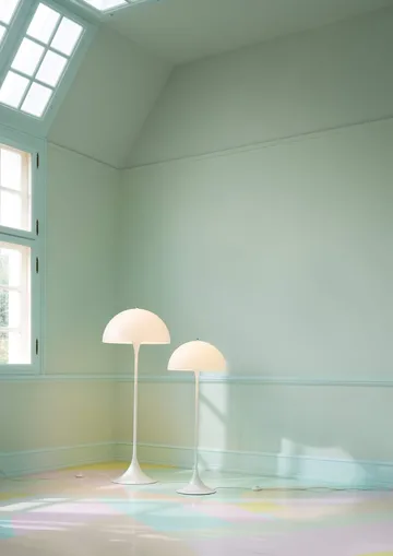 Panthella 400 floor lamp - Opal white - Louis Poulsen