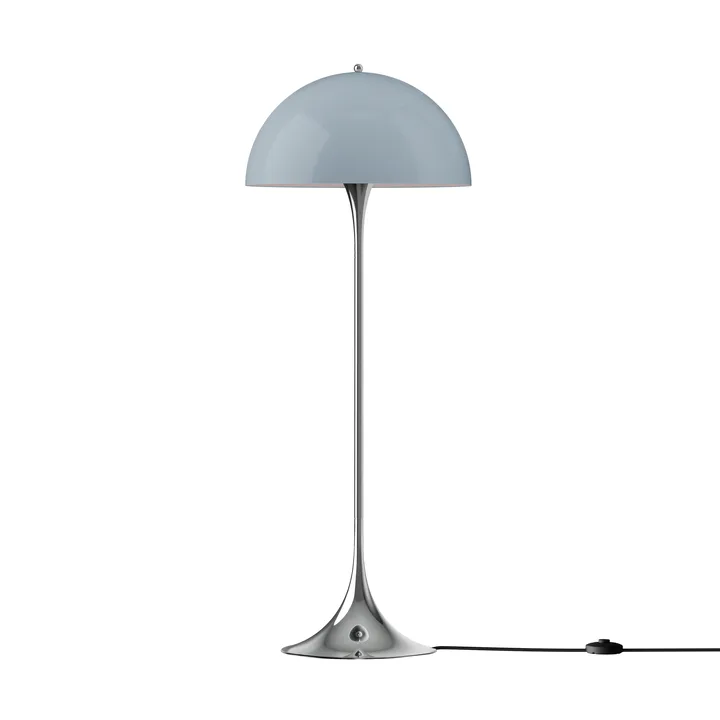 Panthella 500 floor lamp - Original opal blue grey - Louis Poulsen