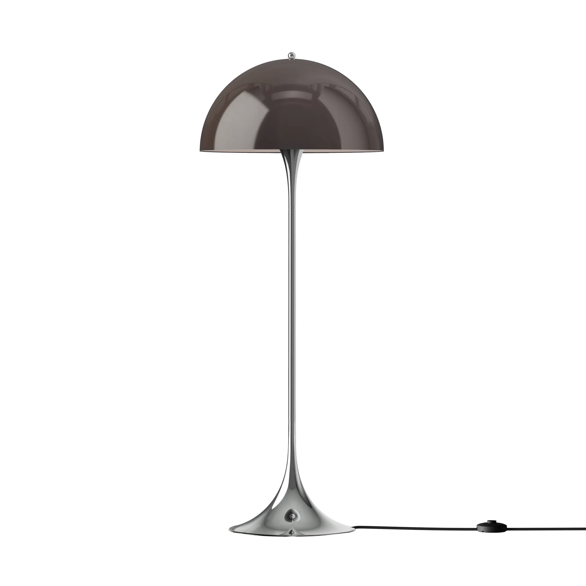 Panthella 500 floor lamp, Original opal brown Louis Poulsen