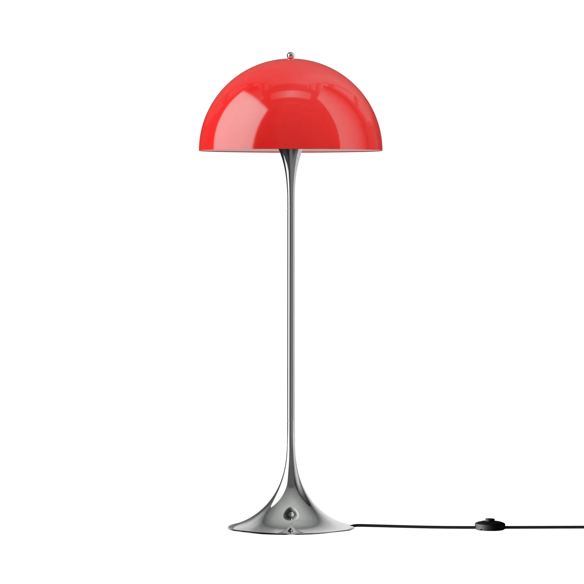 Panthella 500 floor lamp, Original opal red Louis Poulsen