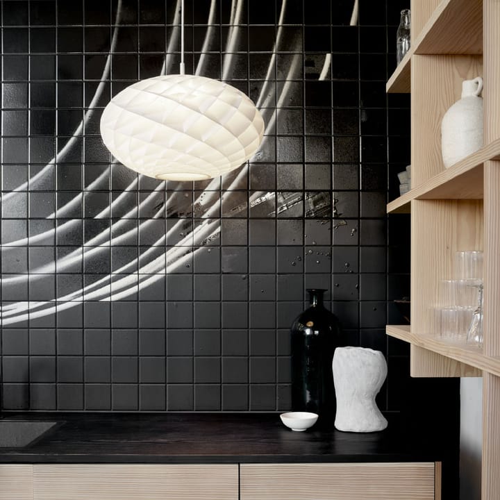 Patera Oval pendant lamp, White Louis Poulsen