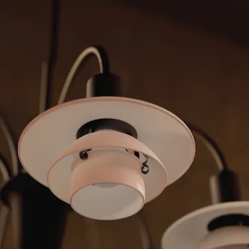 PH 1/1 Chandelier Centenary Edition chandelier - Brass-dusty terracotta, 6 arms - Louis Poulsen