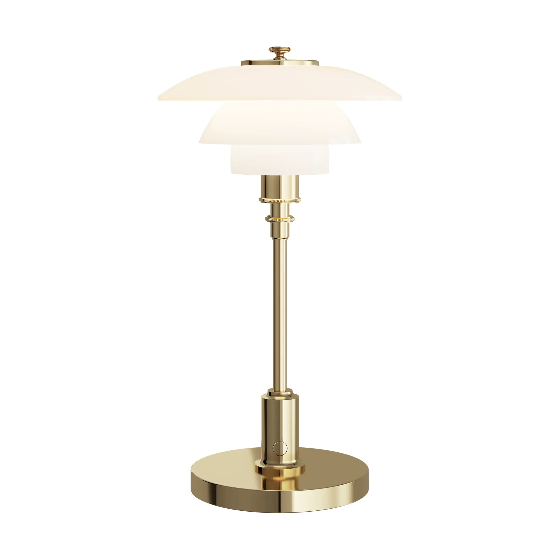 PH 1/1 portable table lamp, Brass-plated Louis Poulsen