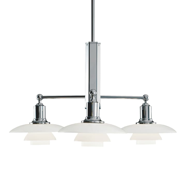PH 2/1 chandelier - Chromed high gloss - Louis Poulsen