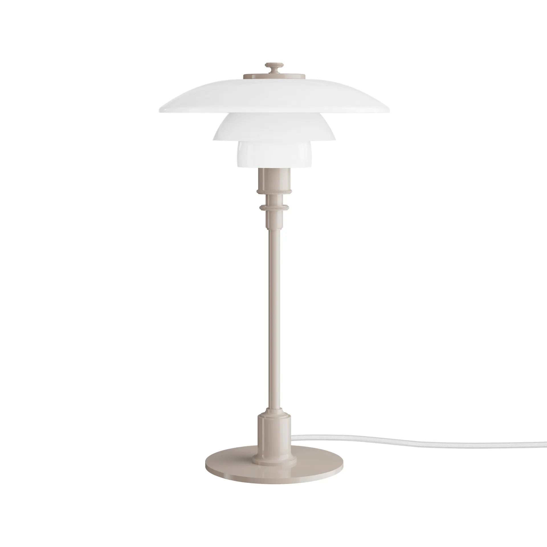 PH 2/1 table lamp, Glossy beige Louis Poulsen