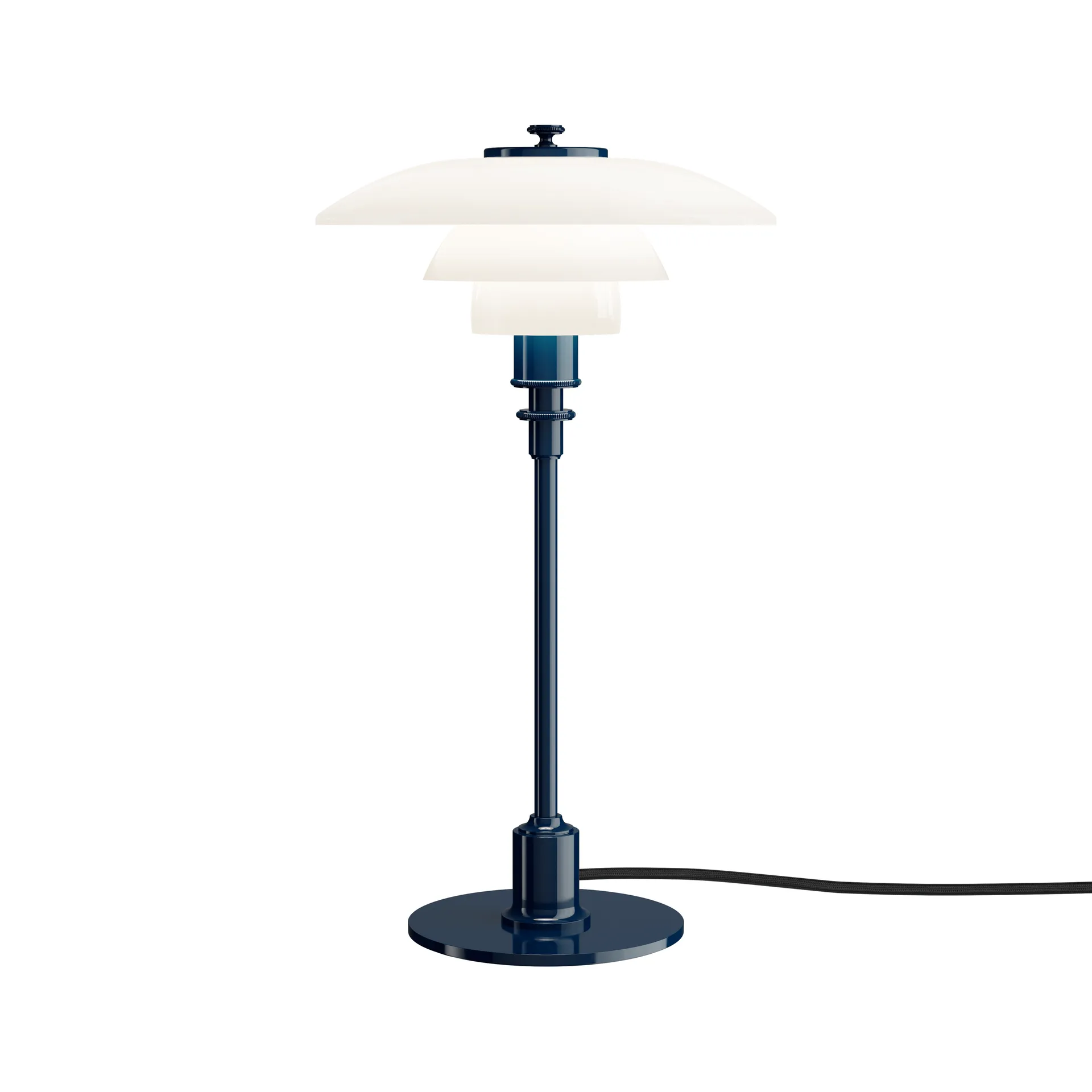 PH 2/1 table lamp, Glossy deep blue Louis Poulsen
