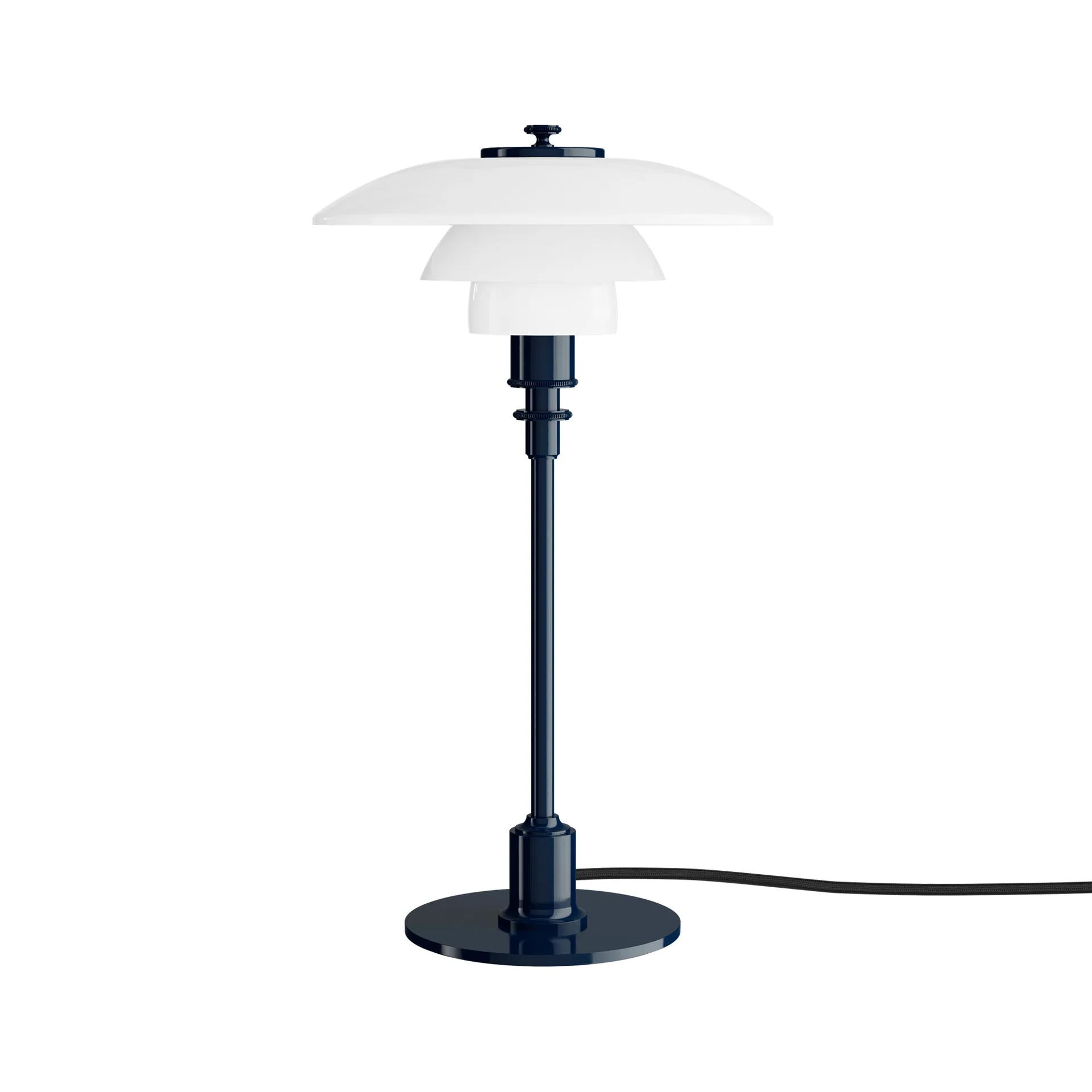 PH 2/1 table lamp, Glossy deep blue Louis Poulsen