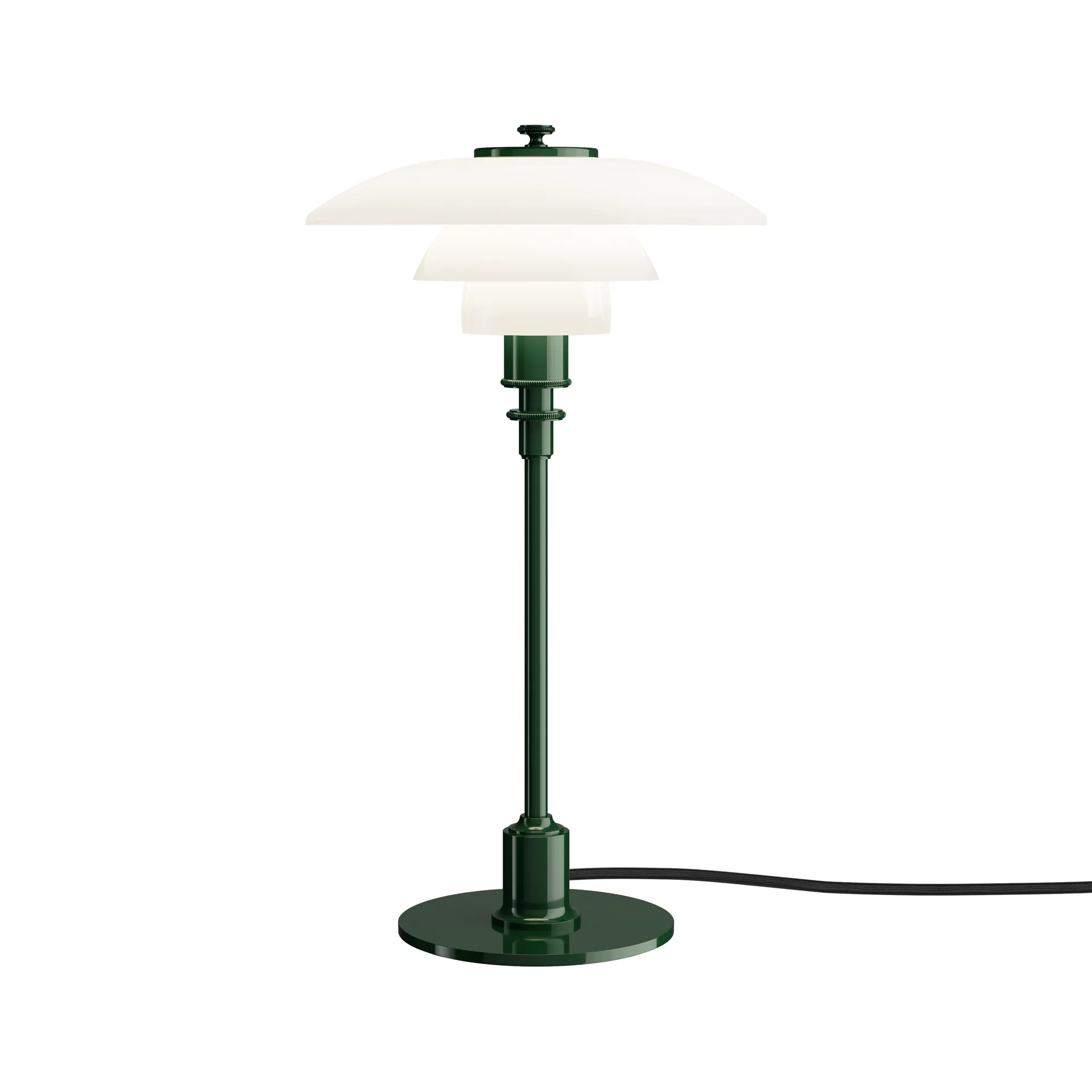 PH 2/1 table lamp, Glossy deep green Louis Poulsen