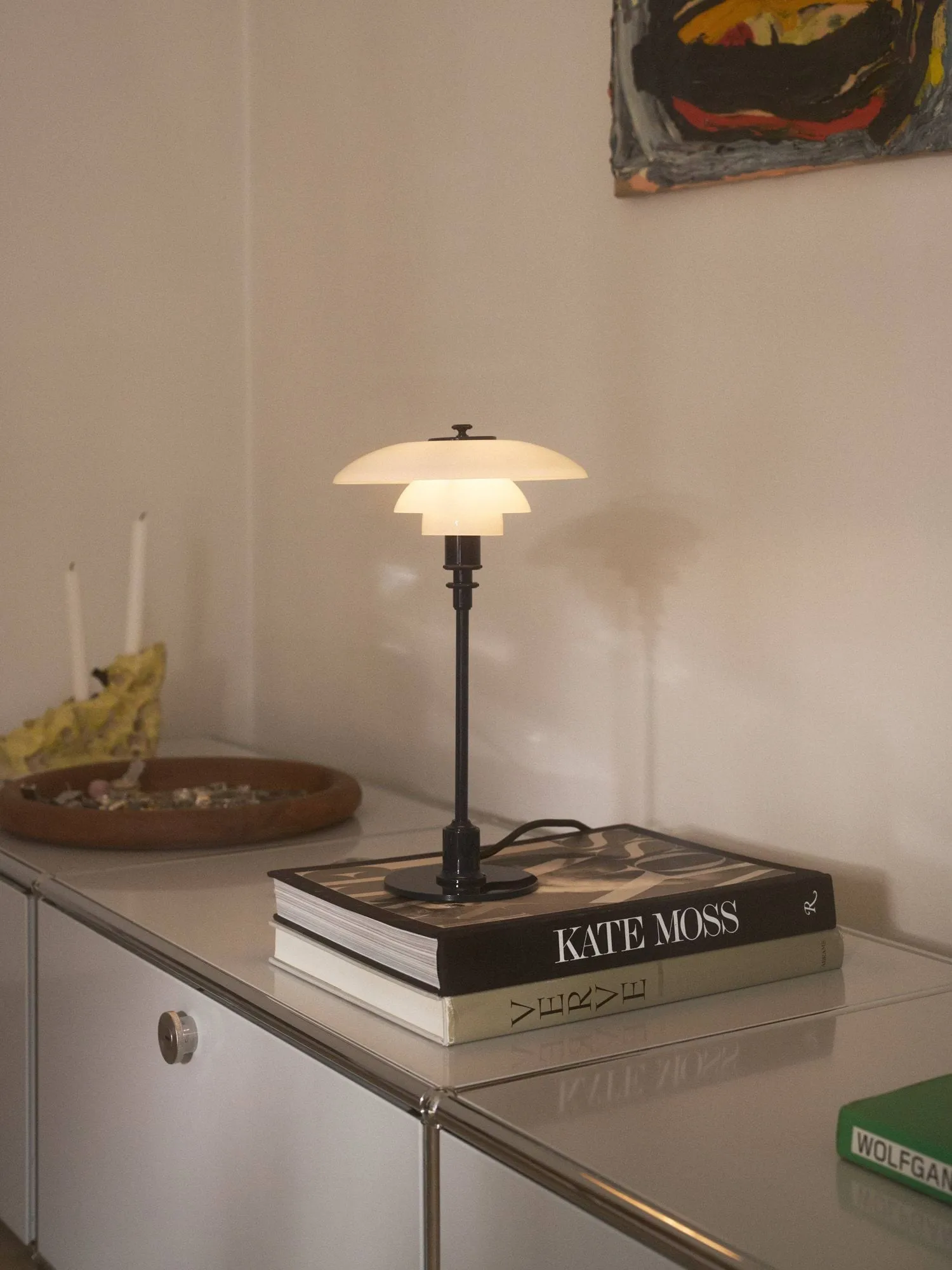 PH 2/1 table lamp, Glossy deep green Louis Poulsen