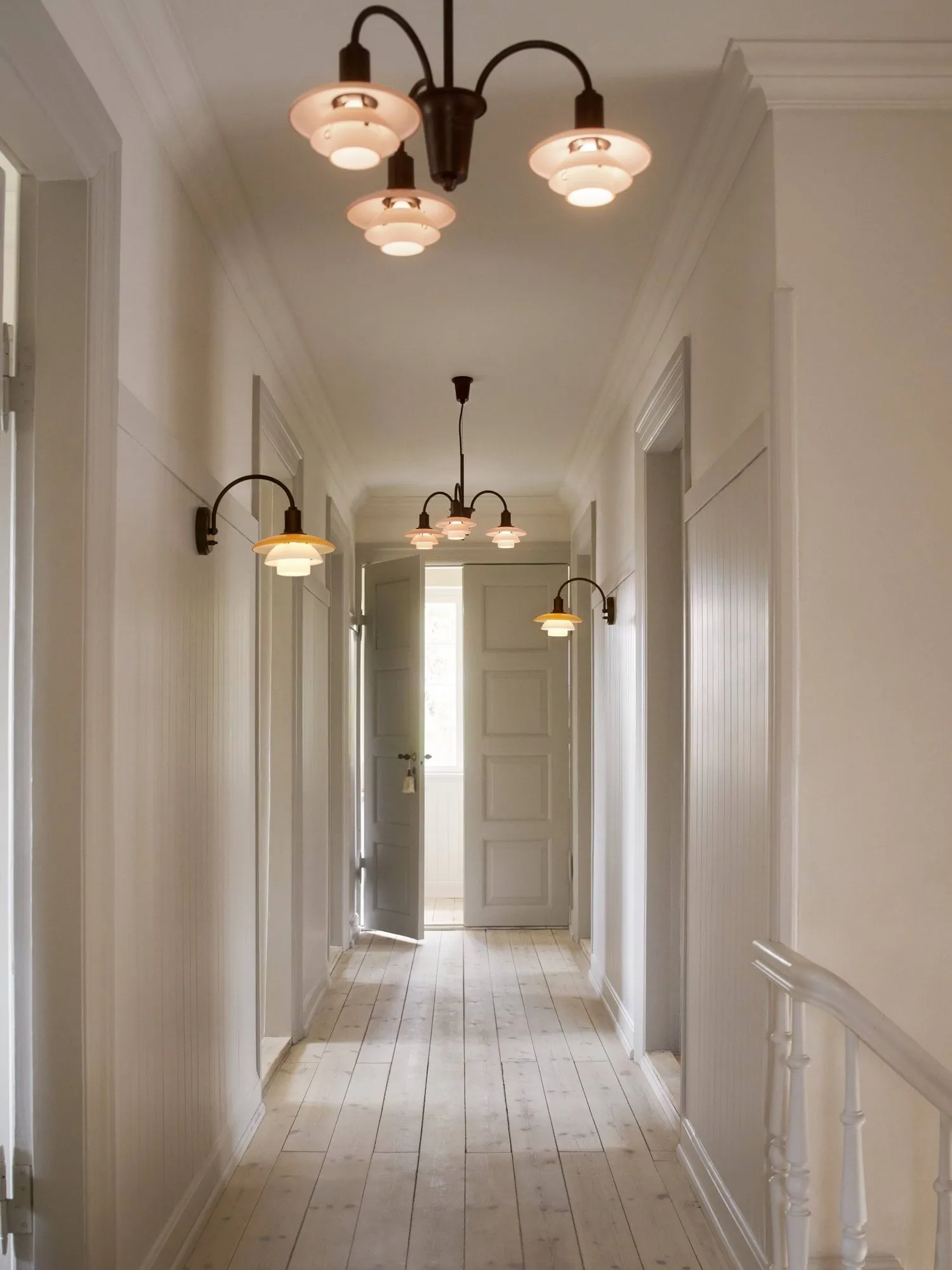 PH 2/2 Centenary Edition wall lamp, Amber-opal white, quick installation Louis Poulsen