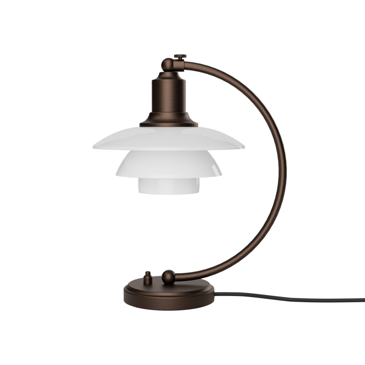 PH 2/2 Luna table lamp - Aged brass-opal glass - Louis Poulsen