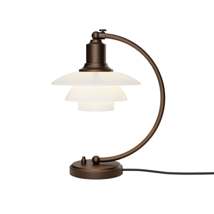 PH 2/2 Luna table lamp, Aged brass-opal glass Louis Poulsen