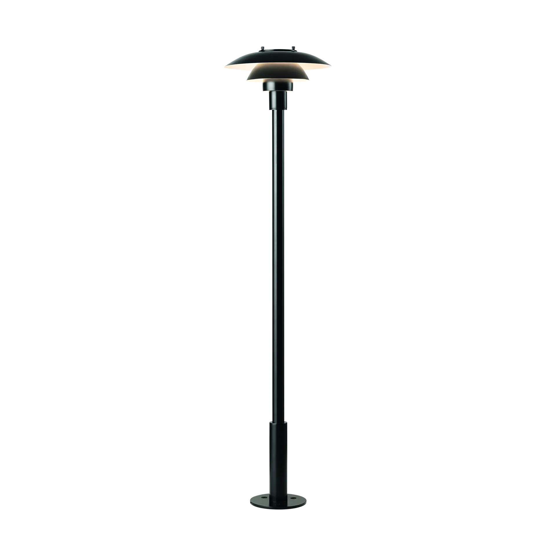 PH 3-2½ bollard 126 cm, Black Louis Poulsen