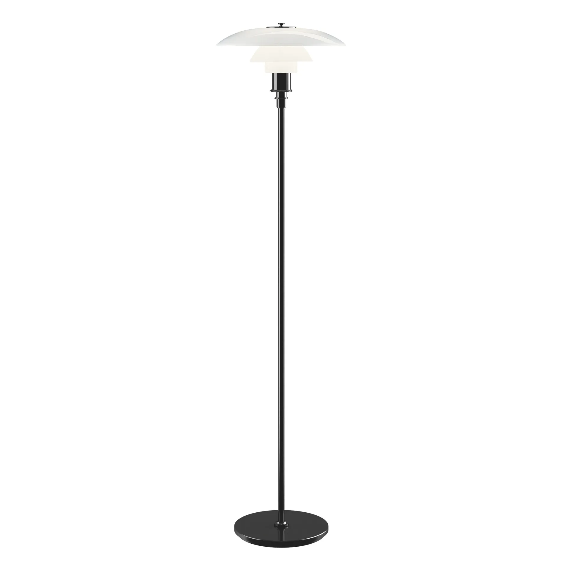 PH 3½-2½ floor lamp, Black Louis Poulsen