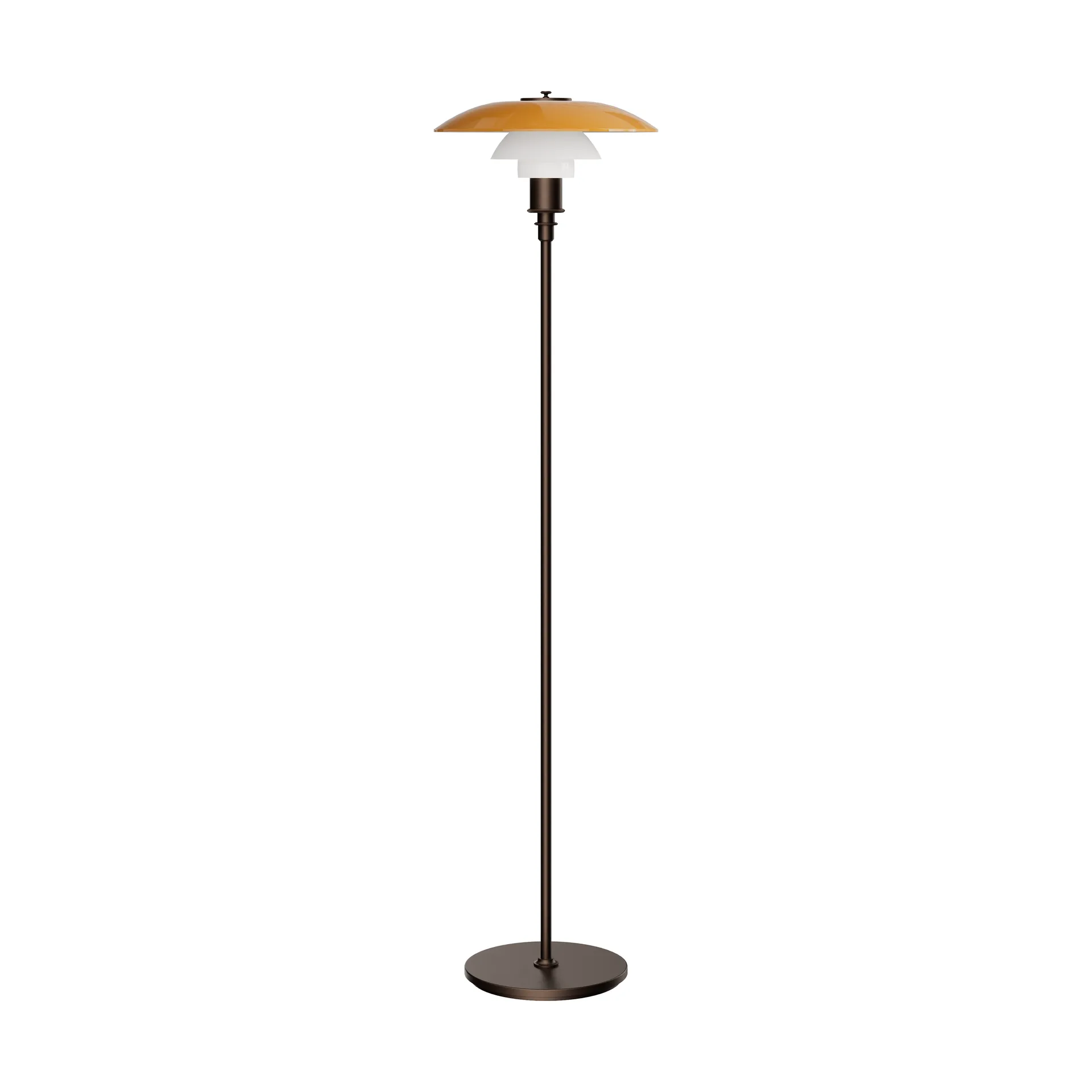 PH 3½-2½ floor lamp Centenary Edition, Amber-opal white Louis Poulsen