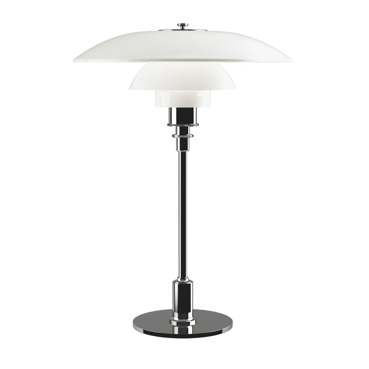 PH 3½-2½ opalglass table lamp - Chome - Louis Poulsen