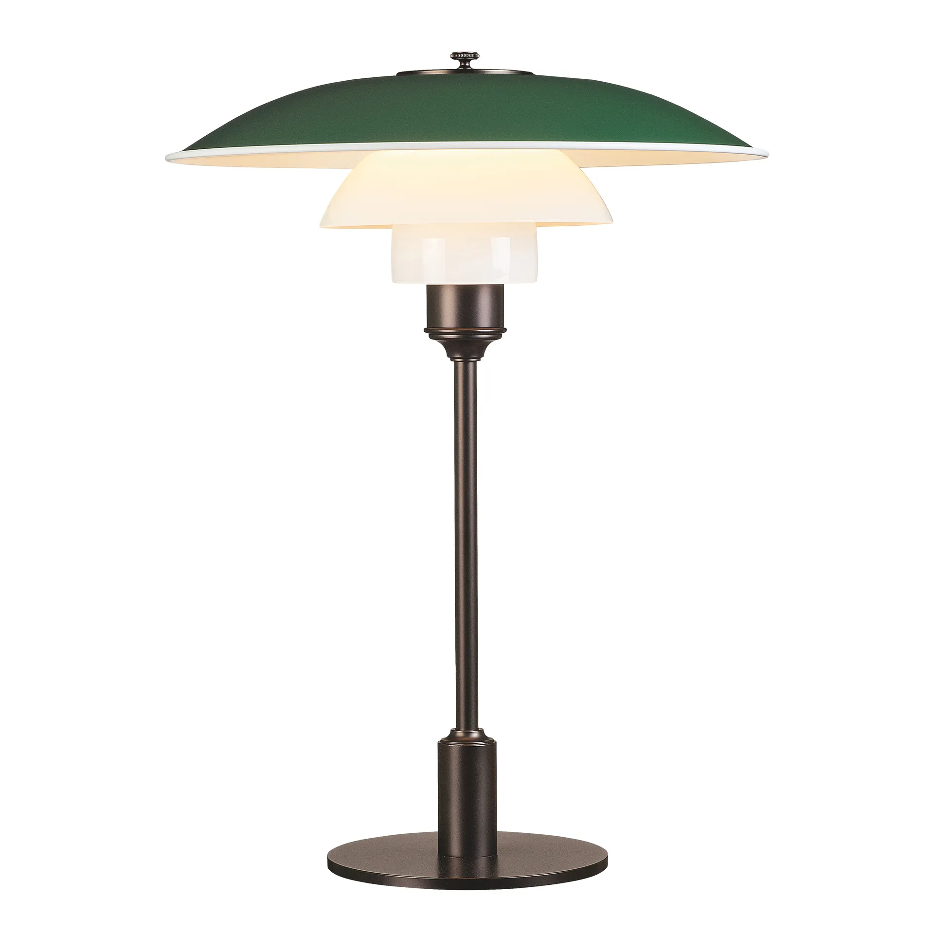 PH 3½-2½ table lamp, Green Louis Poulsen