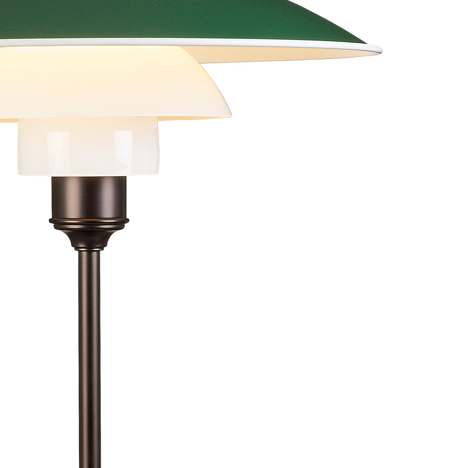 PH 3½-2½ table lamp, Green Louis Poulsen