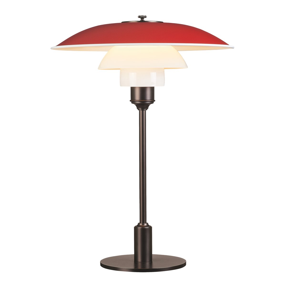 Louis Poulsen PH 3½-2 ½ table lamp Red | Scandinavian Design | Desk & table lamps | Red
