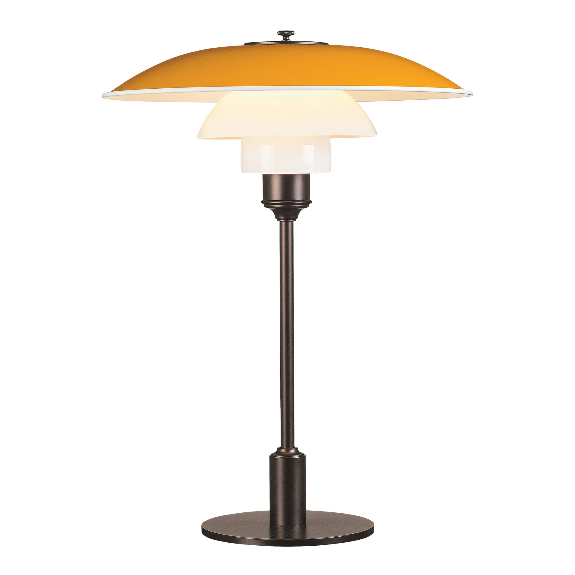 PH 3½-2½ table lamp, Yellow Louis Poulsen
