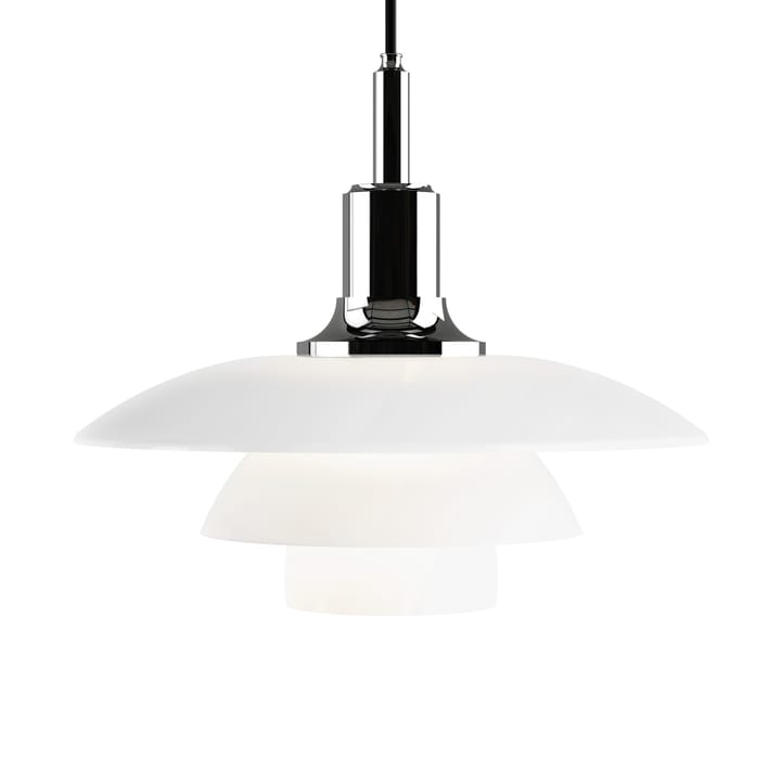 PH 3½-3 opalglass pendant lamp - Chome - Louis Poulsen