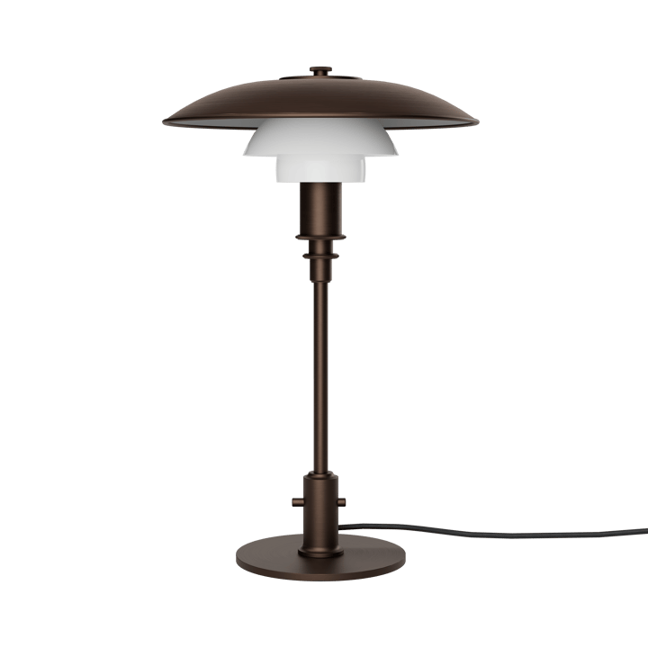 PH 3/2 Luna table lamp - Aged brass-opal glass - Louis Poulsen