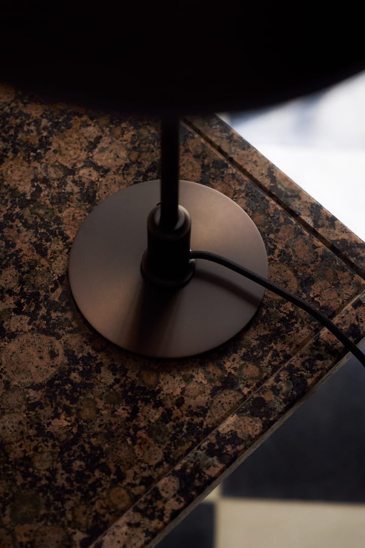 PH 3/2 Luna table lamp, Aged brass-opal glass Louis Poulsen