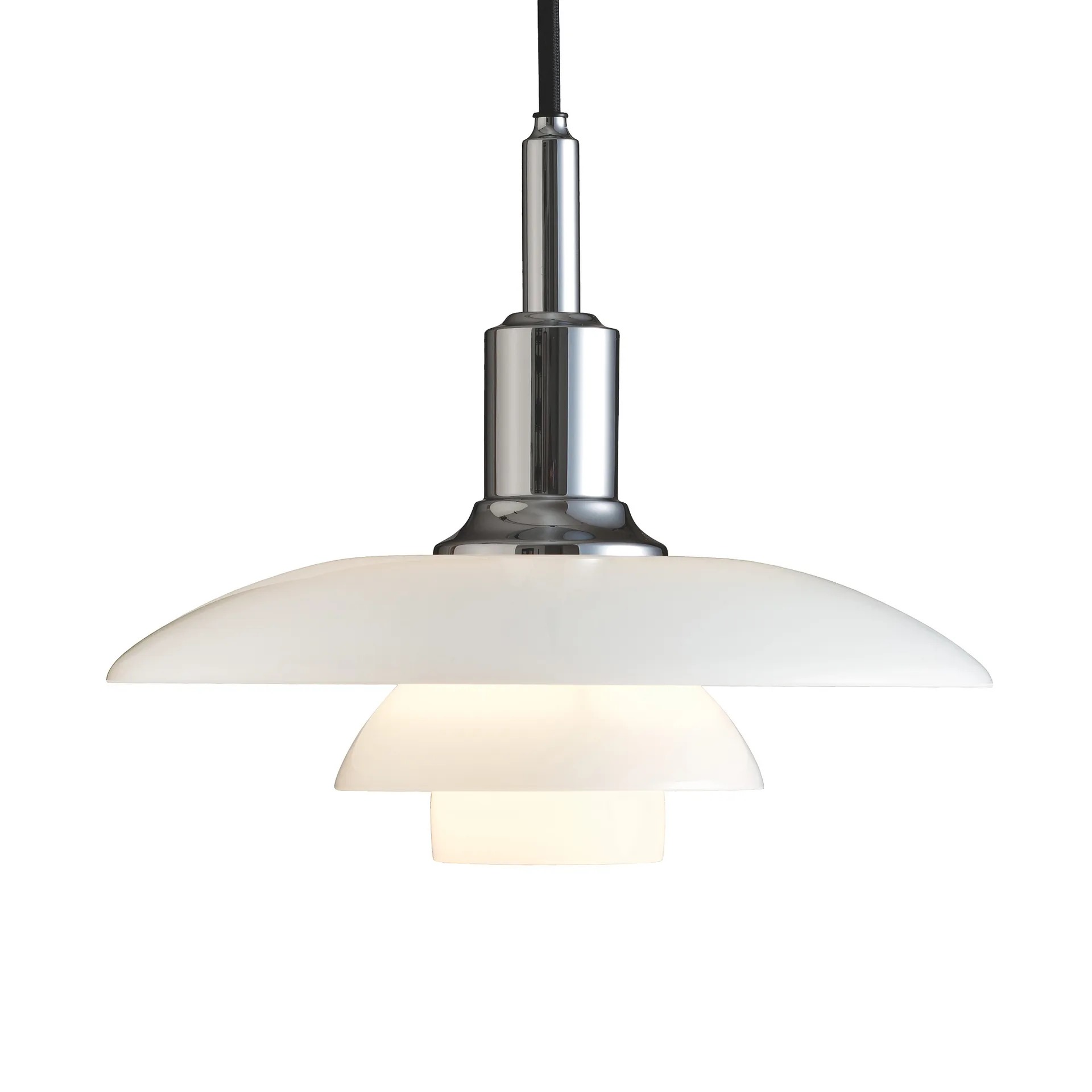 PH 3/2 pendant lamp, Chome Louis Poulsen