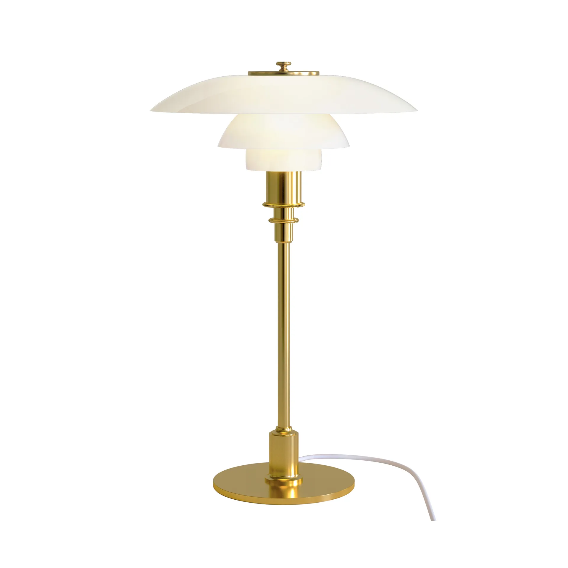 PH 3/2 table lamp, Brass Louis Poulsen