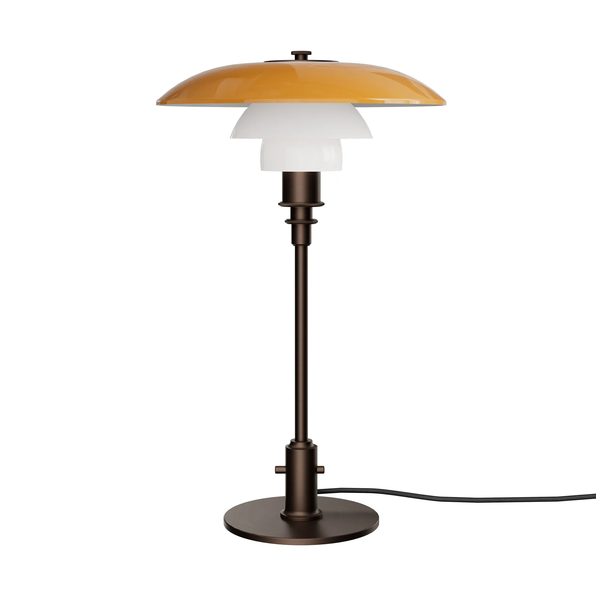 PH 3/2 table lamp Centenary Edition, Amber-opal white Louis Poulsen
