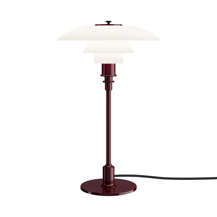 PH 3/2 table lamp - Glossy burgundy - Louis Poulsen