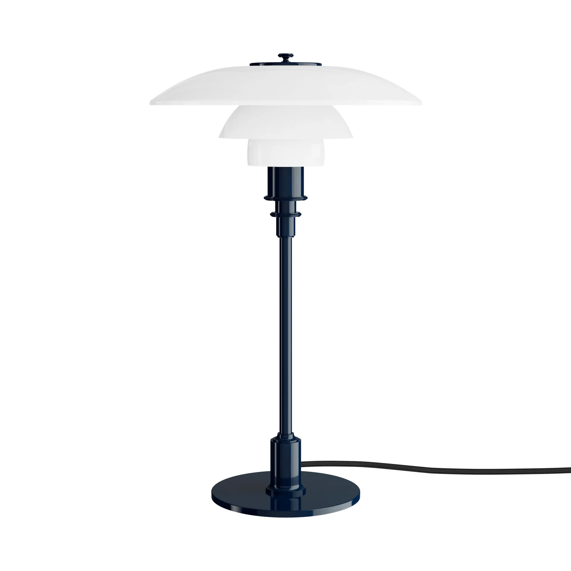 PH 3/2 table lamp, Glossy deep blue Louis Poulsen
