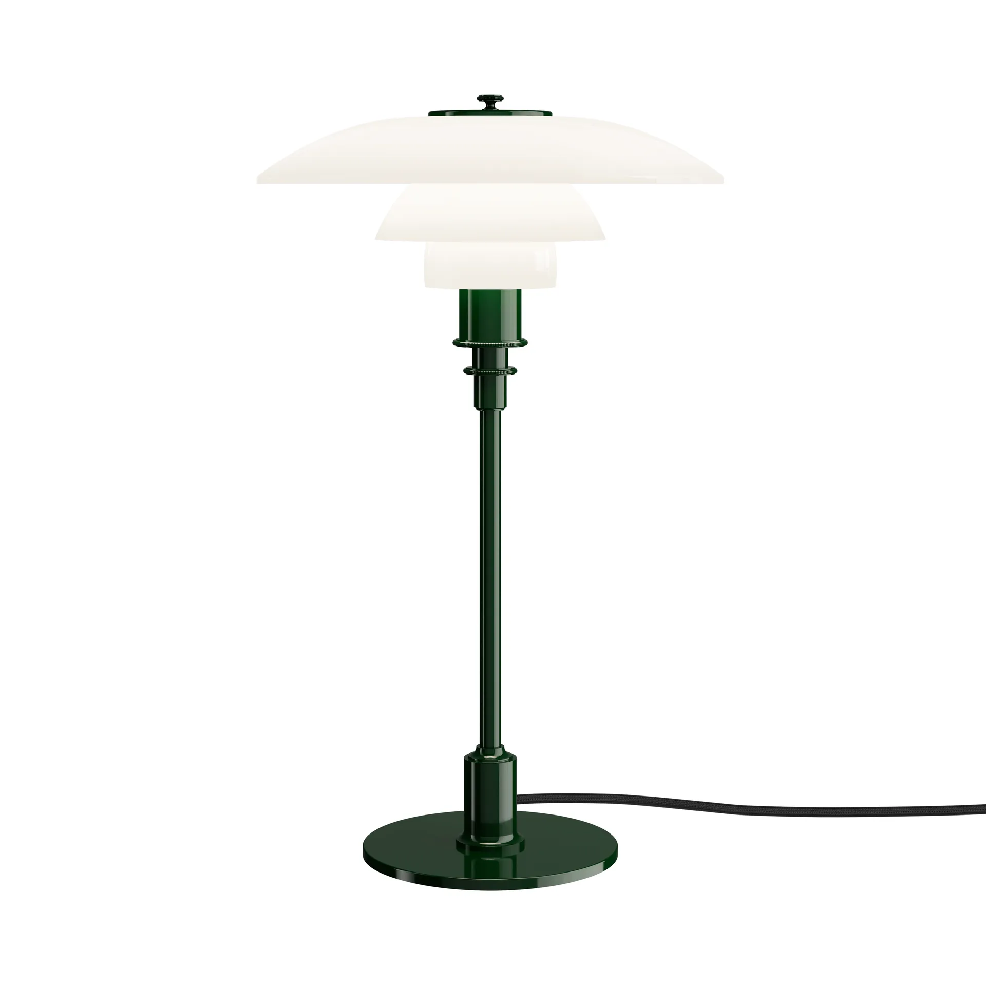 PH 3/2 table lamp, Glossy deep green Louis Poulsen