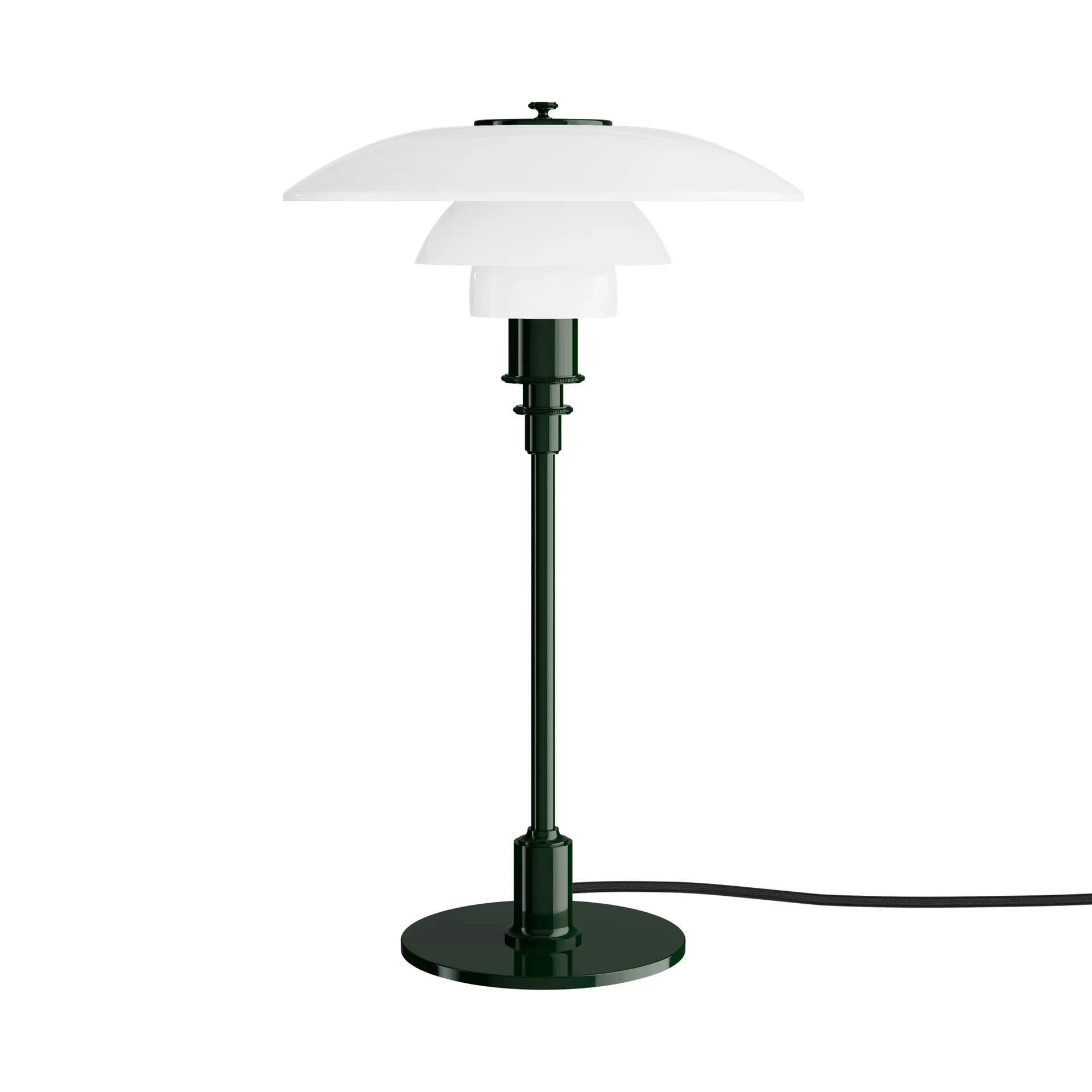 PH 3/2 table lamp, Glossy deep green Louis Poulsen
