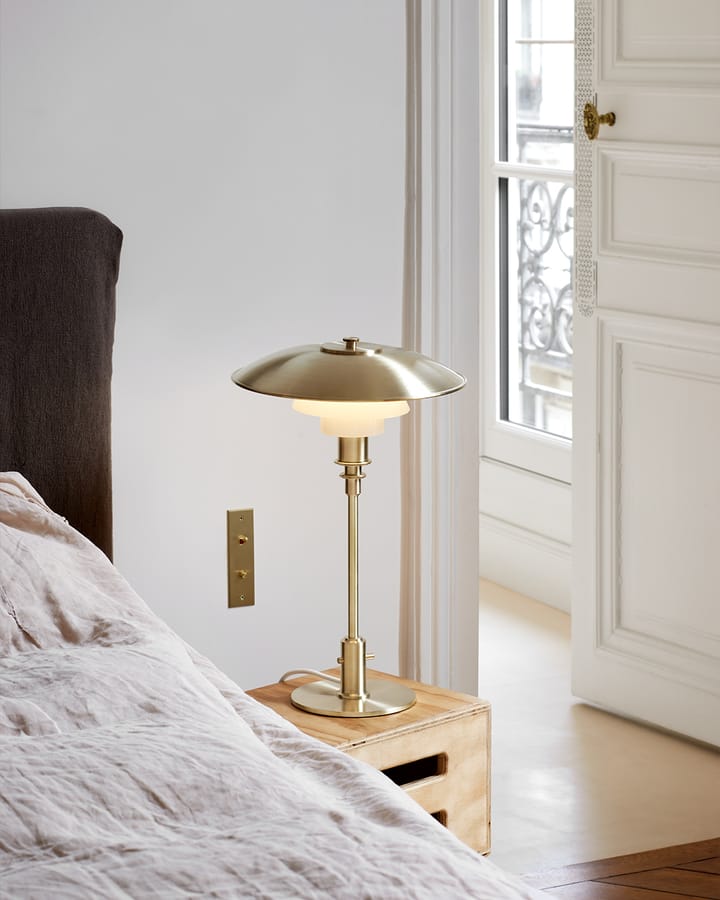 PH 3/2 table lamp Limited Edition, Brass-opal glass Louis Poulsen