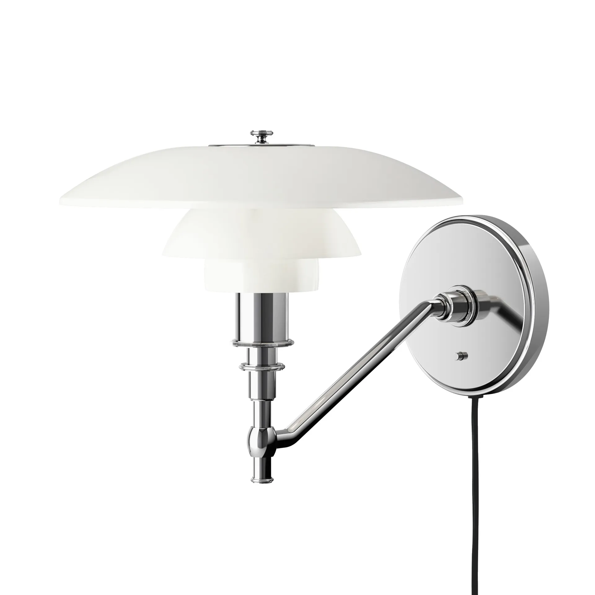 PH 3/2 wall lamp, Chome Louis Poulsen