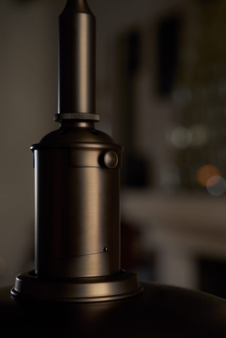 PH 3/3 Luna pendant, Aged brass-opal glass Louis Poulsen
