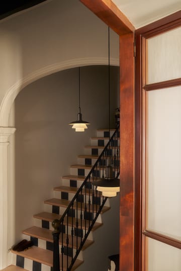 PH 3/3 Luna pendant - Aged brass-opal glass - Louis Poulsen