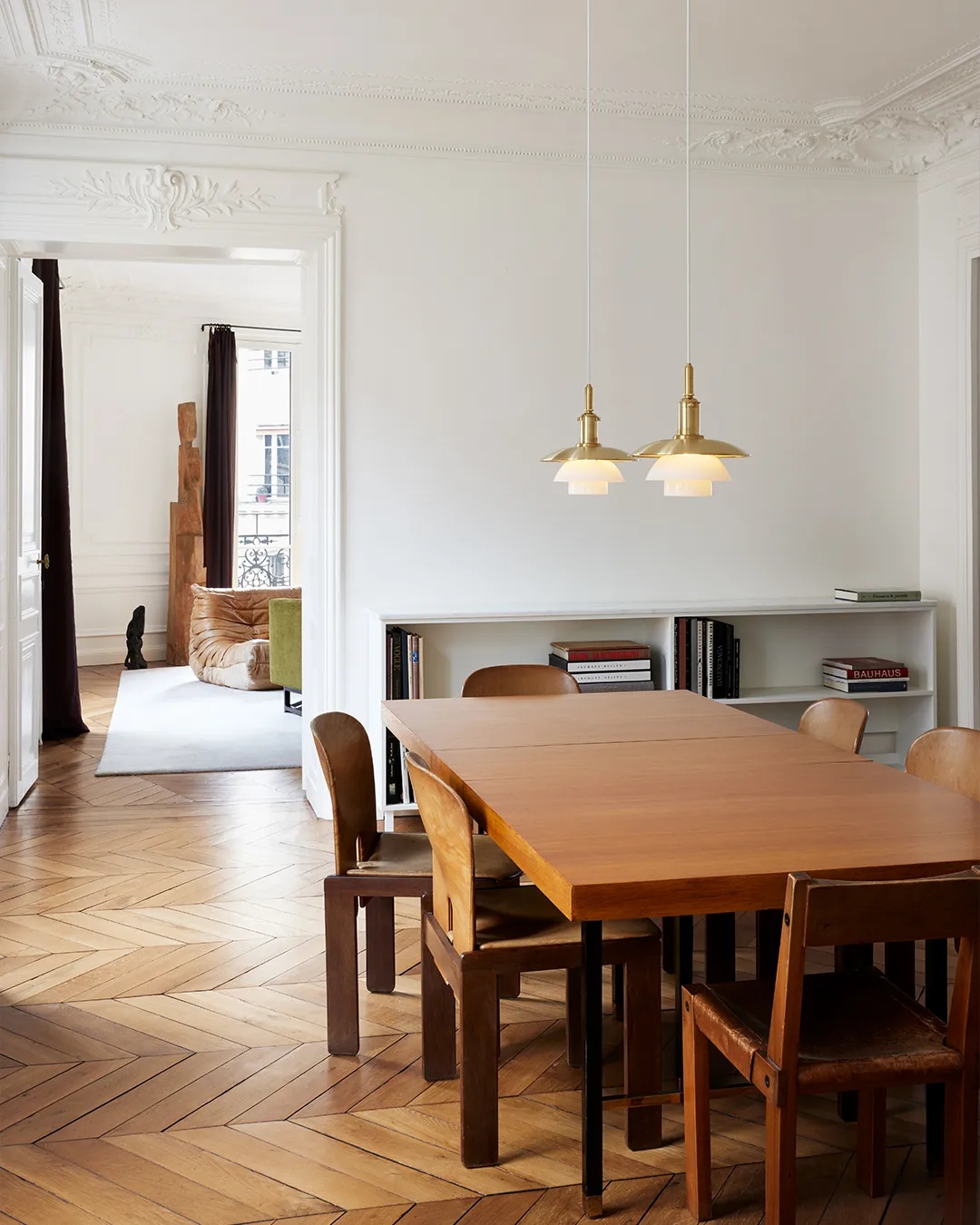 PH 3/3 pendant lamp Limited Edition, Brass-opal glass Louis Poulsen