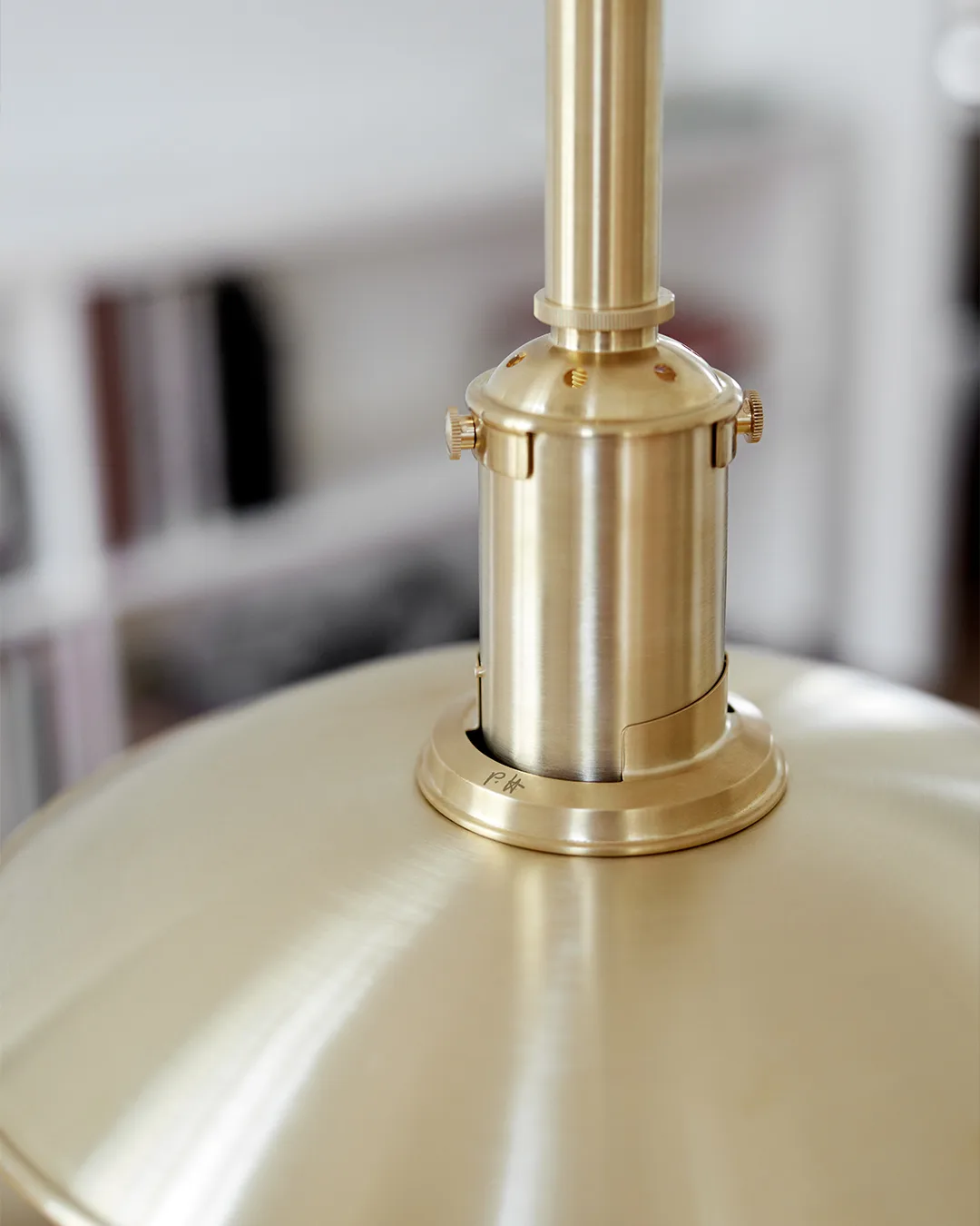 PH 3/3 pendant lamp Limited Edition, Brass-opal glass Louis Poulsen