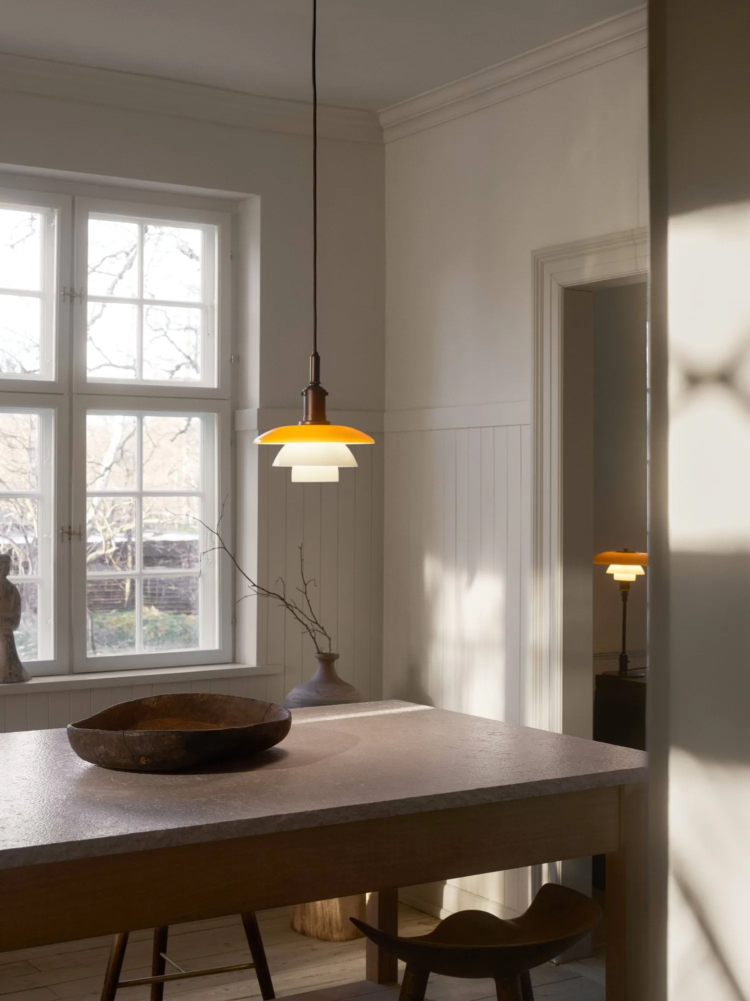 PH 3/3 penel Centenary Edition, Amber-Opal white Louis Poulsen
