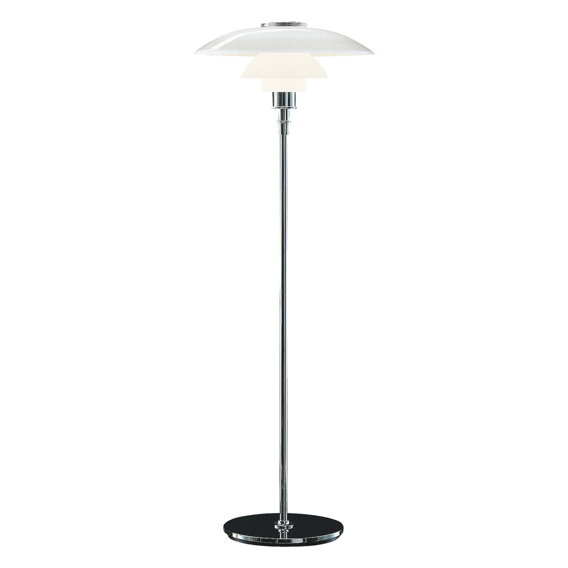 PH 4½-3½ floor lamp, Chome Louis Poulsen